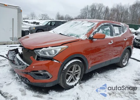 2017 Hyundai Santa Fe Sport 2.4L z USA, uszkodzony, nr VIN 5XYZTDLB1HG395525